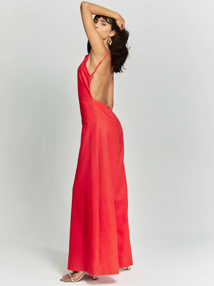 Chiara – Tuta Halter Elegante