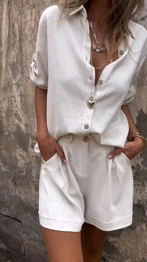 Alessia - Set in lino leggero