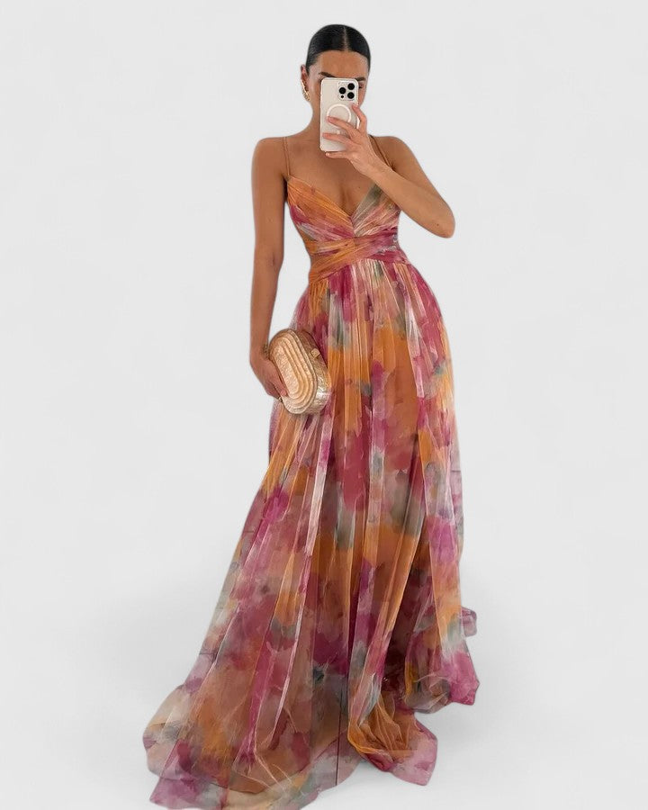 Isabella – Abito da Sera Floreale