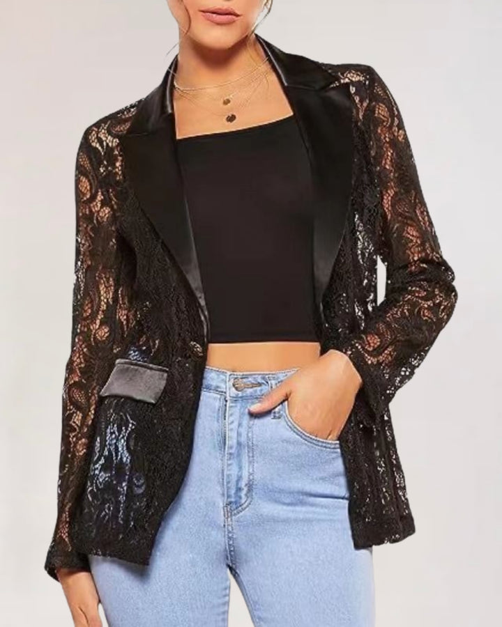 Féline - Blazer di pizzo di lusso