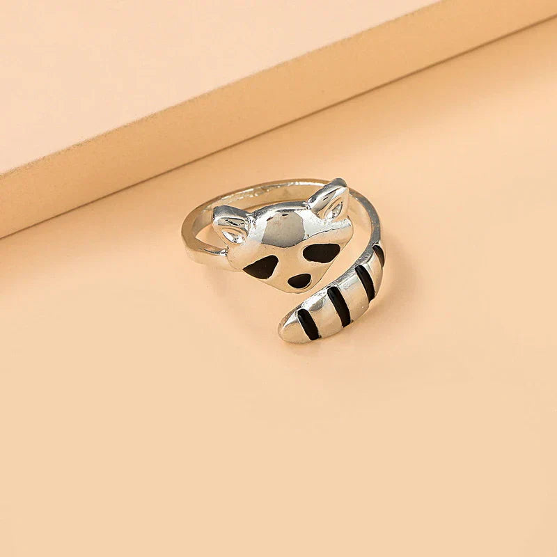 Zampina - Anello regolabile con procione in argento sterling