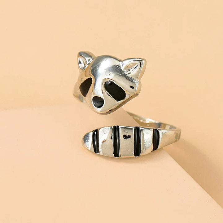Zampina - Anello regolabile con procione in argento sterling