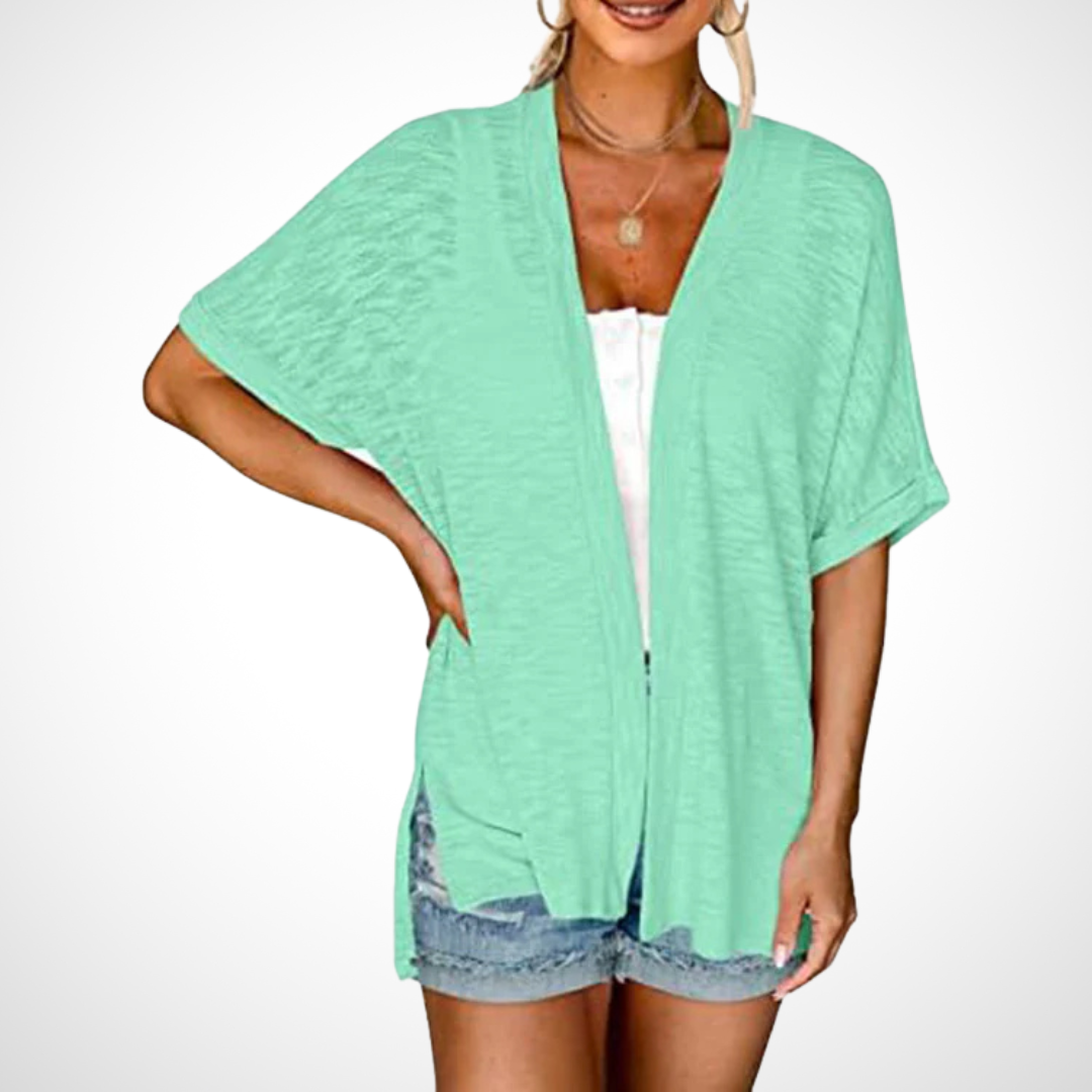 Appolline™ - Cardigan elegante a maniche corte