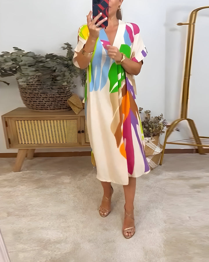 Vera – Abito Multicolore Chic