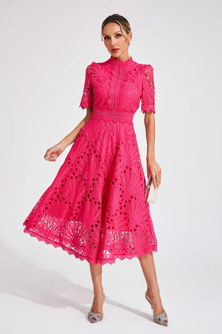 Lisandia - Abito midi con cut-out