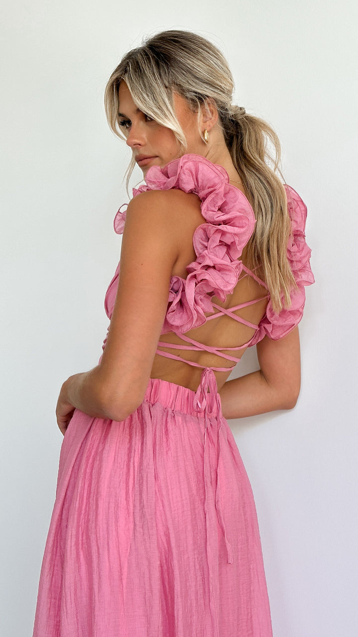 Louiza - Abito elegante con scollo a V profondo