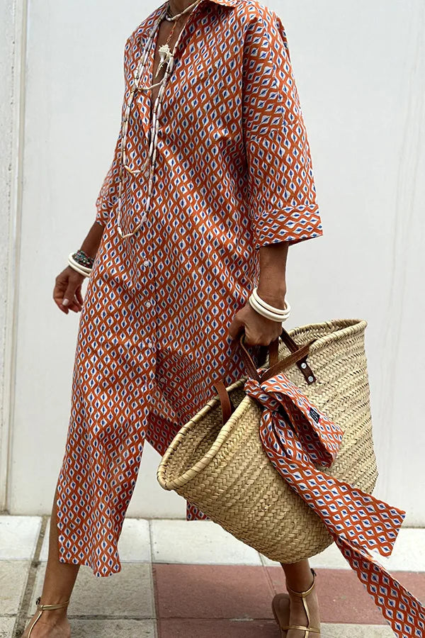 Giulia – Abito Camicia Estivo a Righe