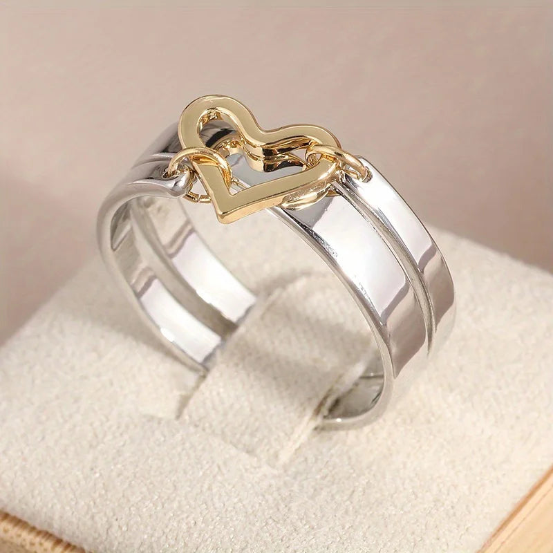 Melania - Anello Cuore Intrecciato
