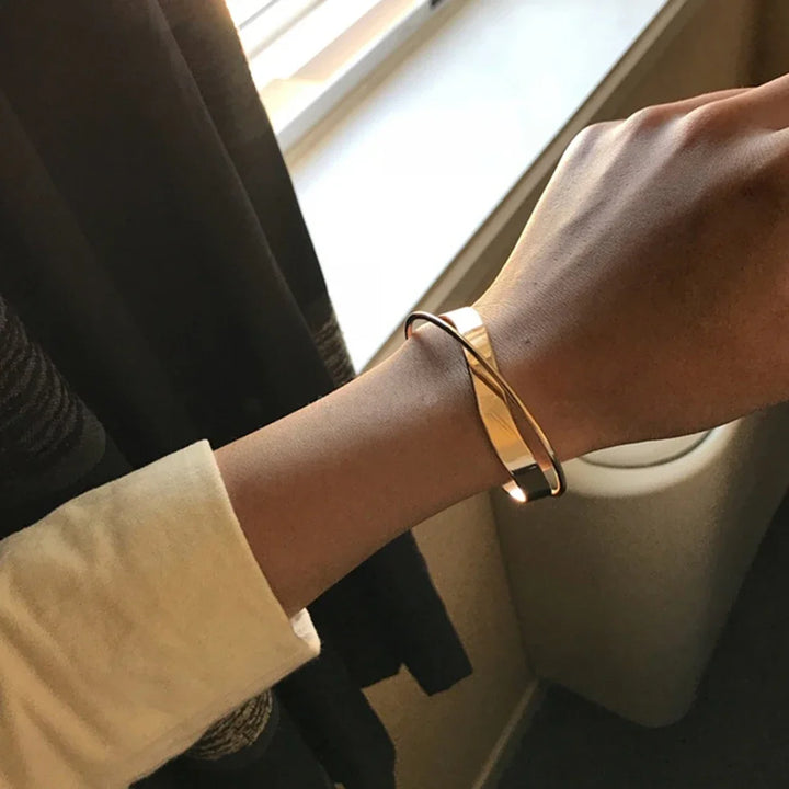 Luce - Bracciale Intrecciato Dorato