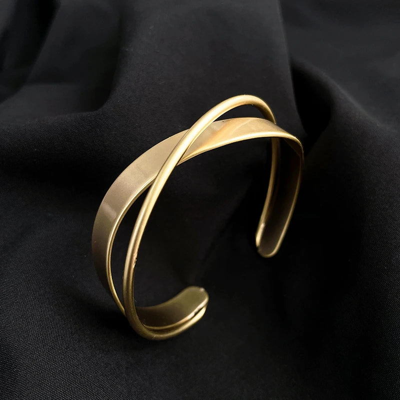 Luce - Bracciale Intrecciato Dorato