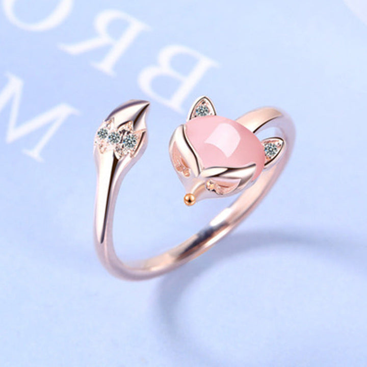 Anello Volpe Rosa