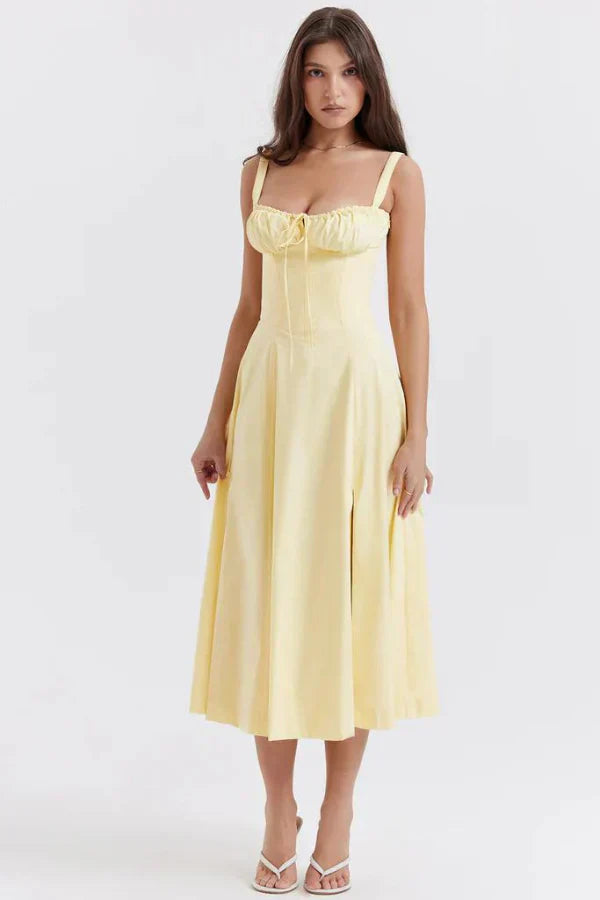 Odette - Abito estivo con gonna a tubino boho da donna