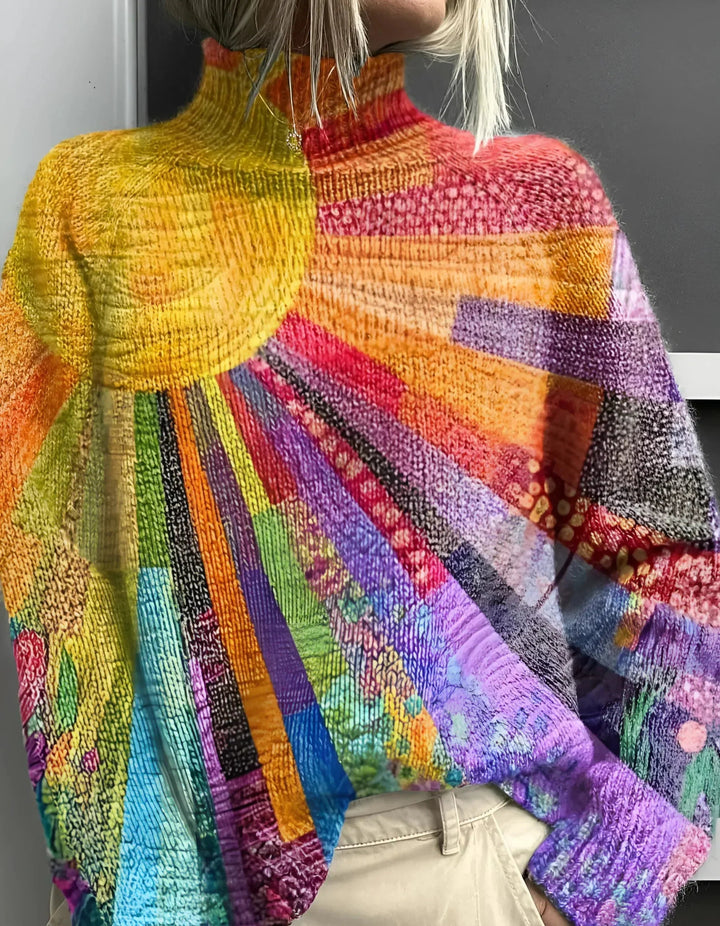 Solea – Maglione Arcobaleno Elegante