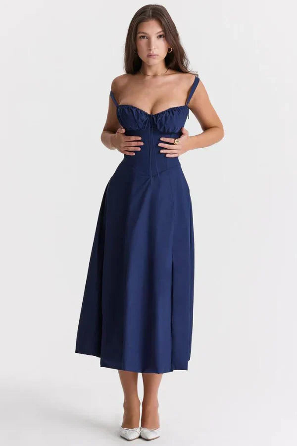 Odette - Abito estivo con gonna a tubino boho da donna