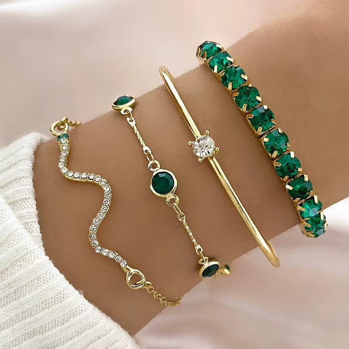 Miray - Set Bracciali Aurora Smeraldo