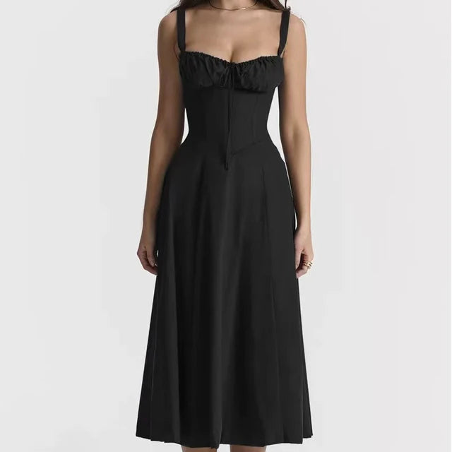 Odette - Abito estivo con gonna a tubino boho da donna