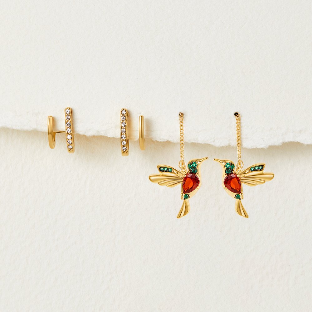 Danyel - Orecchini con nappine Hummingbird