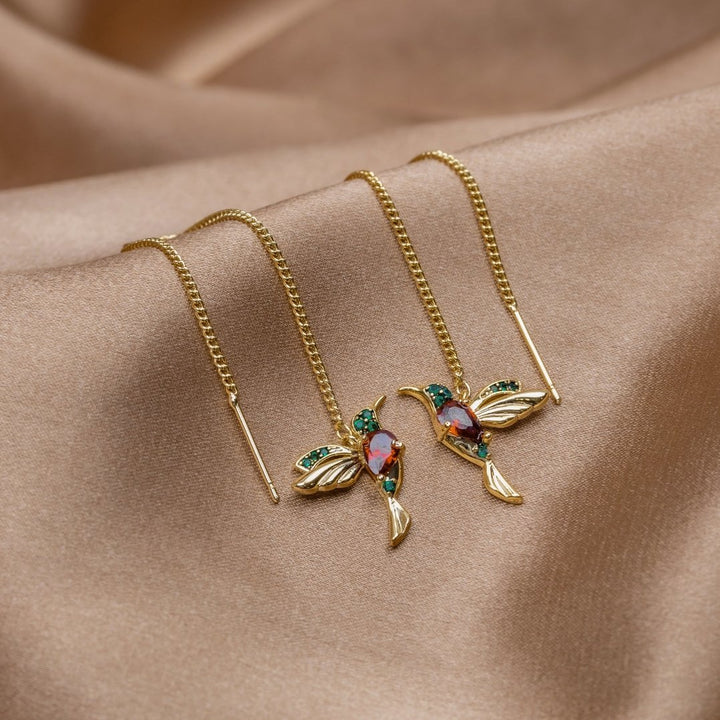 Danyel - Orecchini con nappine Hummingbird