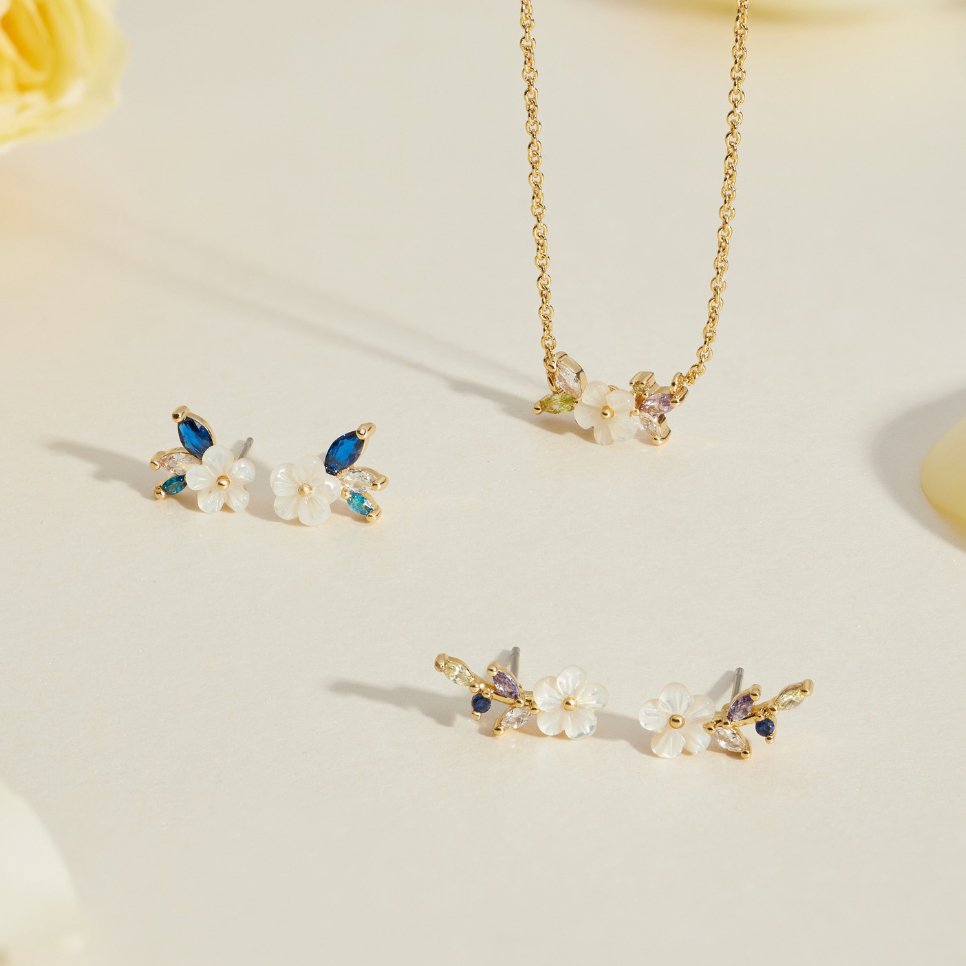 Vanity - Orecchini Crystal White Blossom