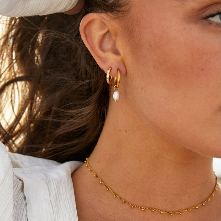 Maria - Orecchini Eternity Hoop