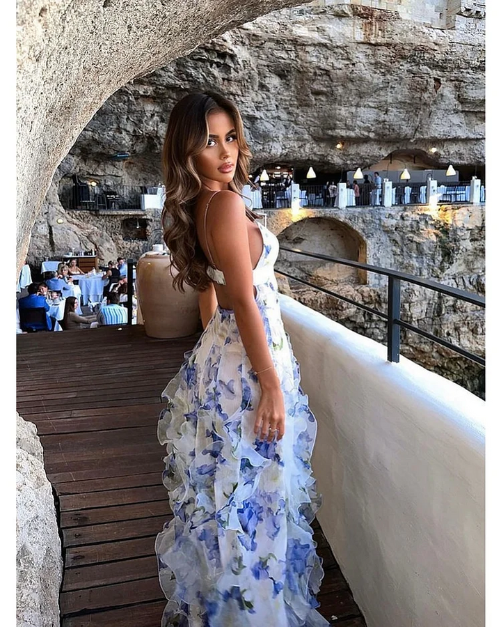 Mikayla - Abito elegante con volant