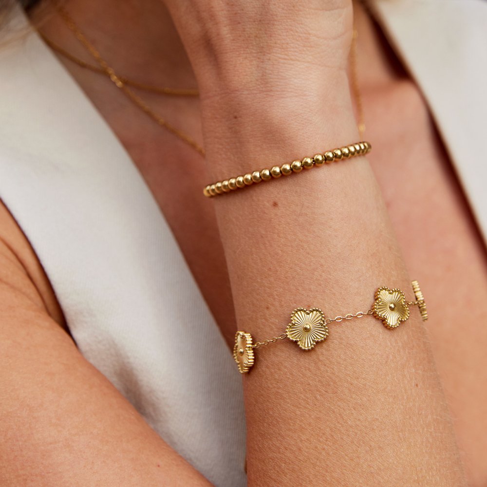 Bianca - Bracciale Golden Clover