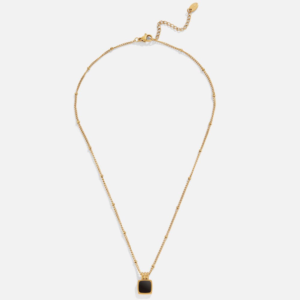 Lucia - Collana pendente nera