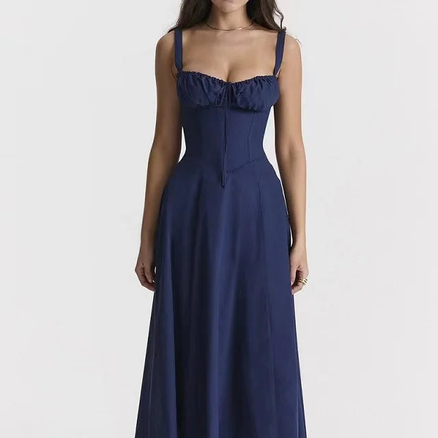 Odette - Abito estivo con gonna a tubino boho da donna