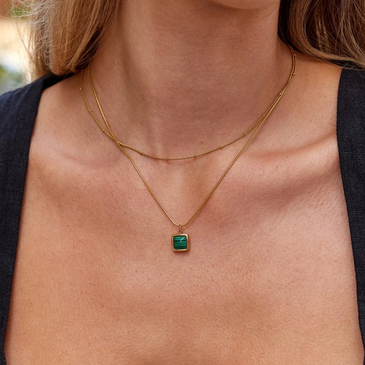 Niyah - Collana con catena in oro