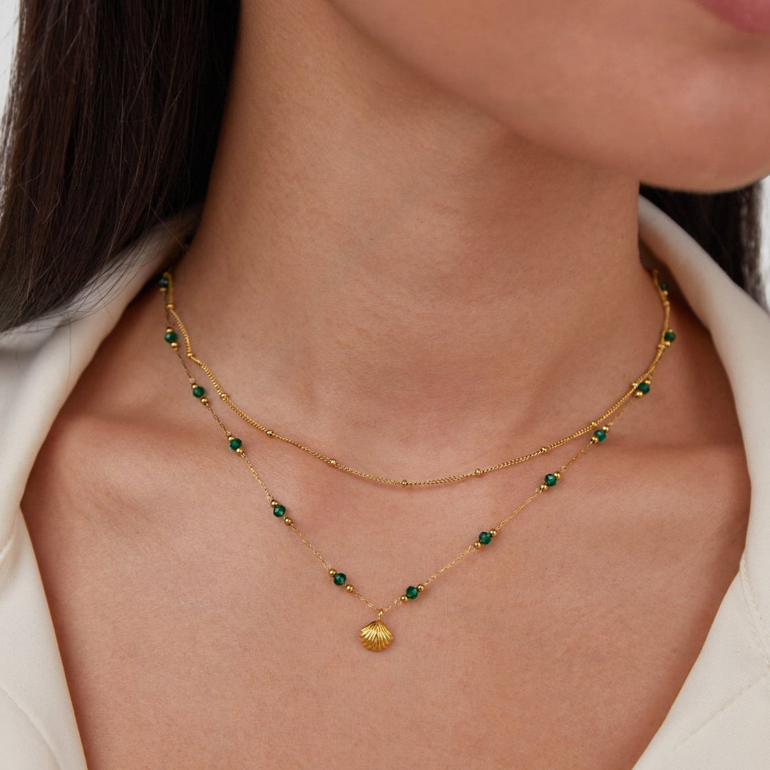Niyah - Collana con catena in oro