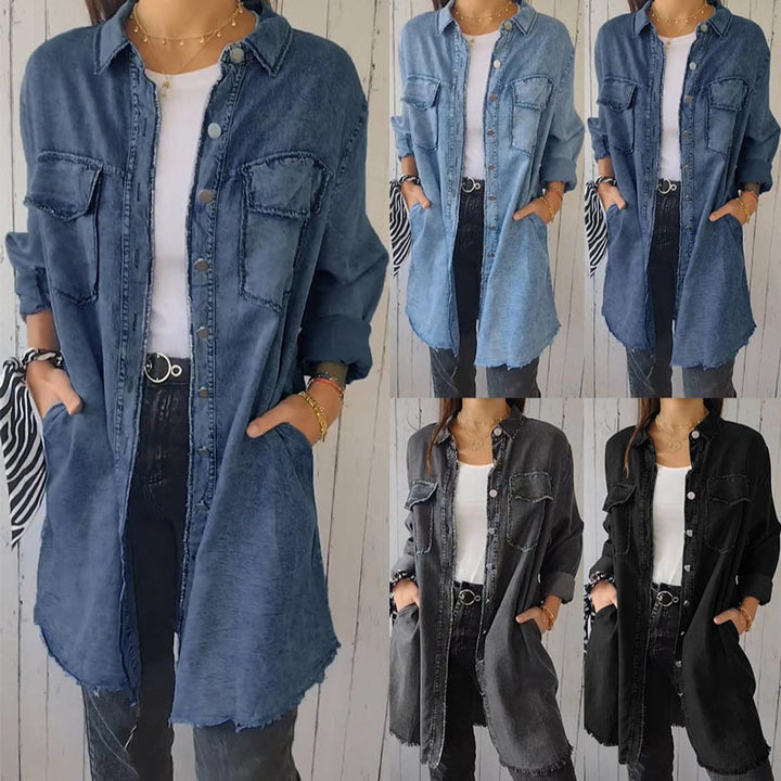 Deandra™ - Camicetta di jeans