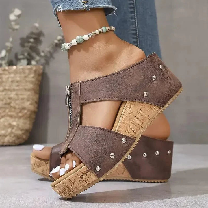 Aria - Sandali con zip