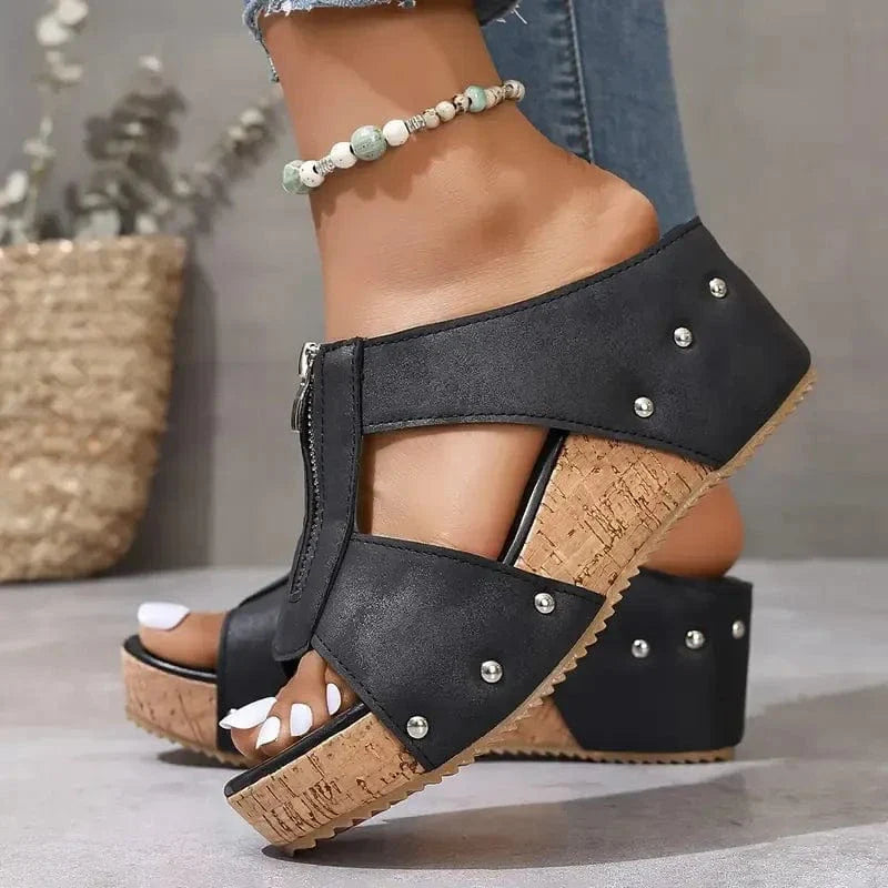 Aria - Sandali con zip
