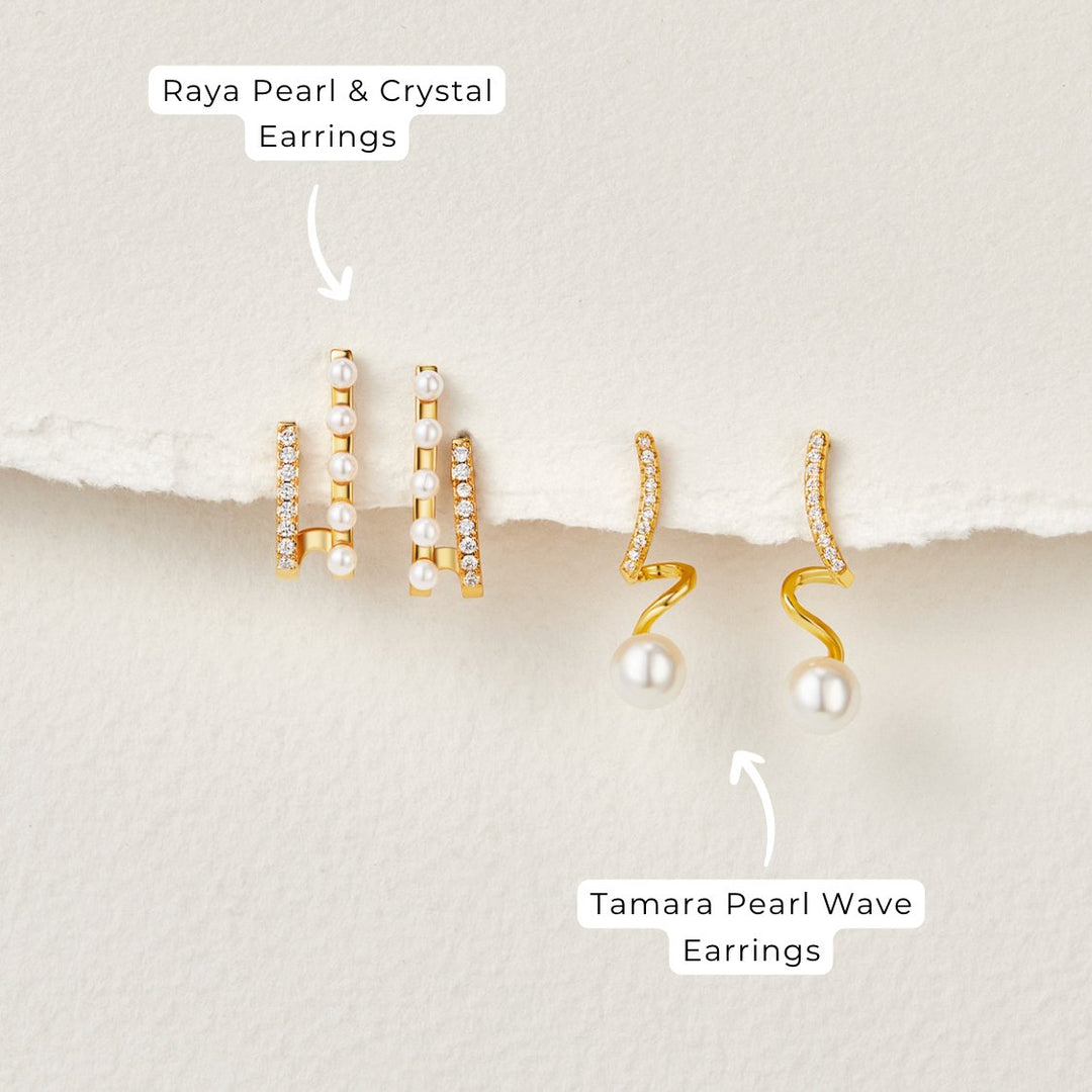 Tamara - Orecchini Pearl Wave