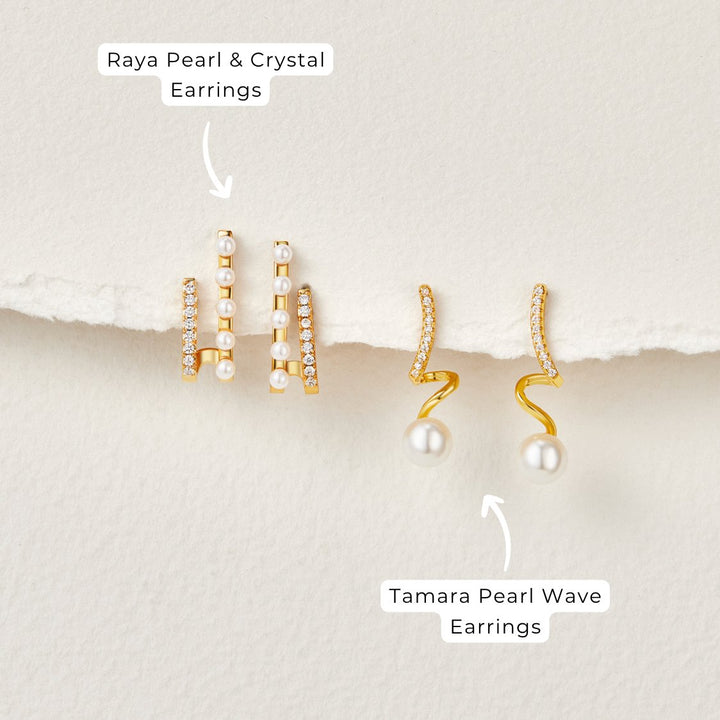 Tamara - Orecchini Pearl Wave