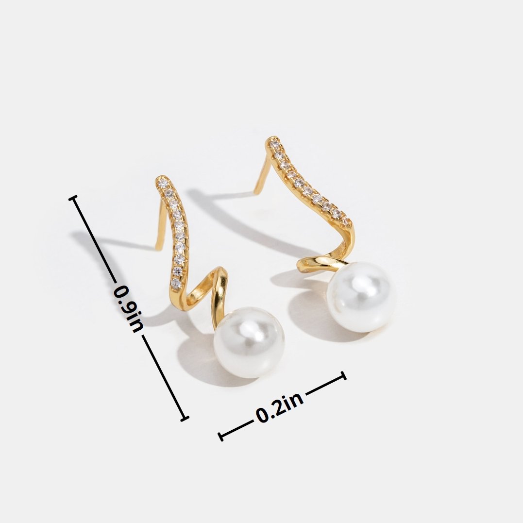 Tamara - Orecchini Pearl Wave