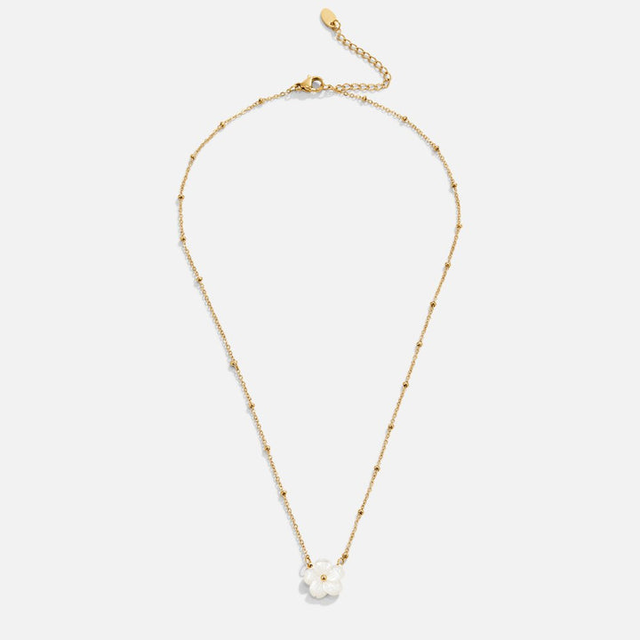 Lale - Collana con fiore bianco